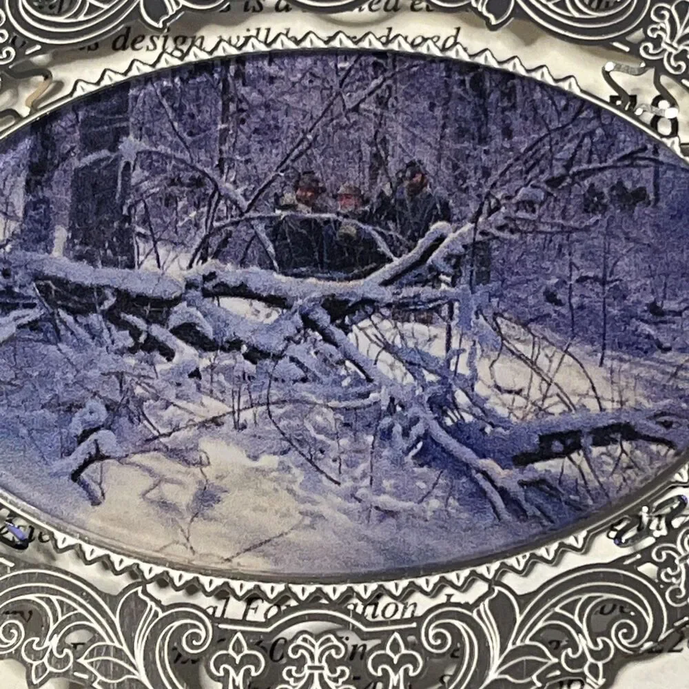 2017 Mort Kunstler Christmas Ornament Timber Ridge Civil War So Close To Enemy